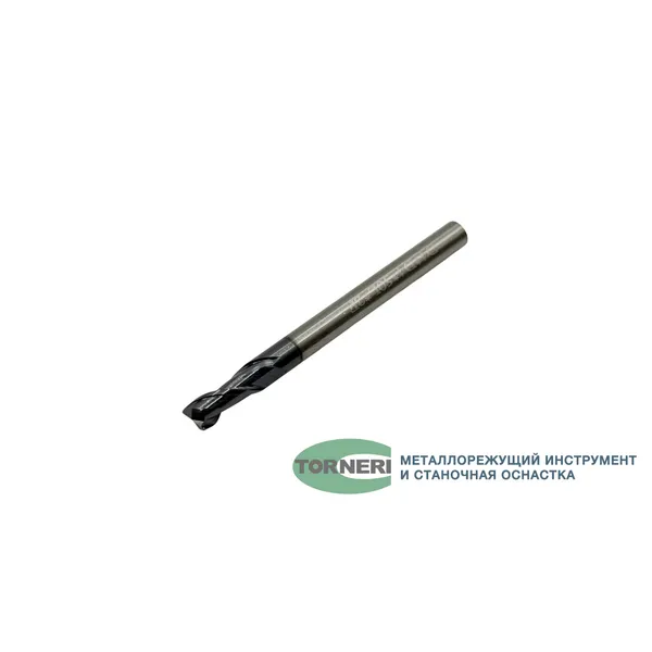 Фреза шпоночная твердосплавная ц/х ф 4.0х10х50 мм с покрытием AlTiN t020738  (Фото 2)