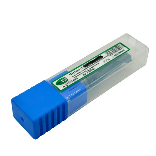 Фреза шпоночная твердосплавная ц/х ф 12х30х75 мм с покрытием AlTiN t020740  (Фото 3)