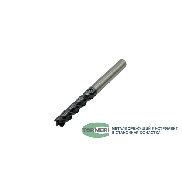 Фрезы твердосплавные t021650 Фреза концевая твердосплавная ц/х ф 8.0х38х88 мм z=4, с покрытием AlTiN, HRC 45