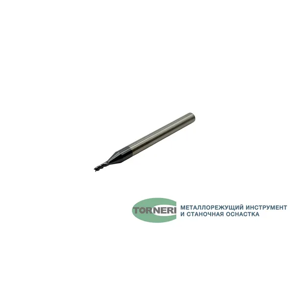 Фреза концевая твердосплавная ц/х ф 1.5х4.5х50 мм z=4, хвостовик 4 мм, с покрытием AlTiN, HRC 45 t025966  (Фото 2)