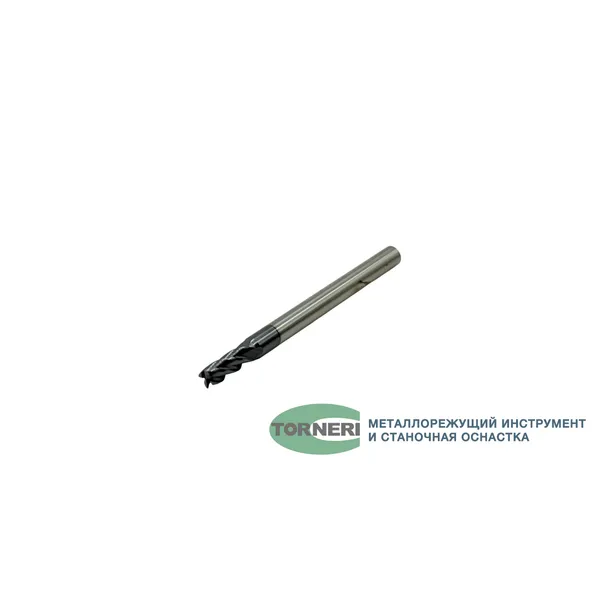 Фреза концевая твердосплавная ц/х ф 3.5х9х50 мм z=4, хвостовик 4 мм, с покрытием AlTiN, HRC 45 t025968  (Фото 2)