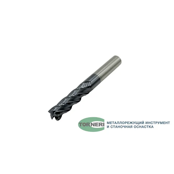 Фреза концевая твердосплавная ц/х ф 12х45х100 мм z=4, с покрытием AlTiN, HRC 45 t025976  (Фото 3)
