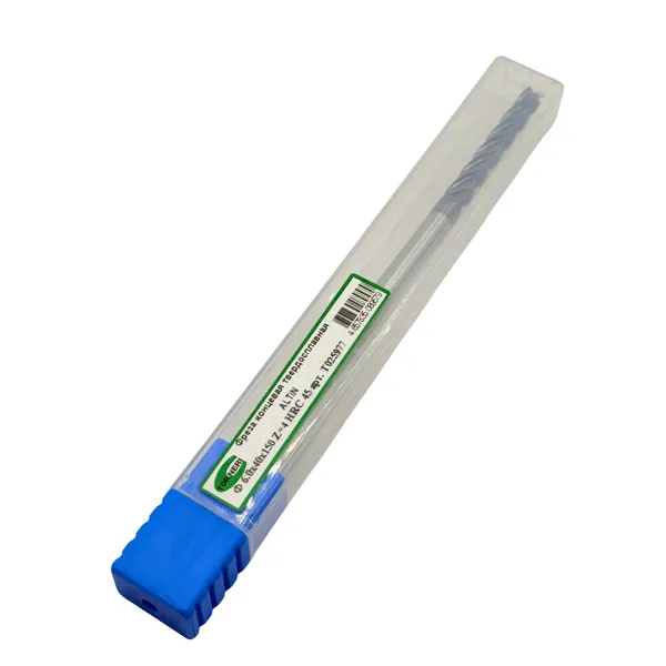 Фреза концевая твердосплавная ц/х ф 6.0х40х150 мм z=4, с покрытием AlTiN, HRC 45 t025977  (Фото 2)