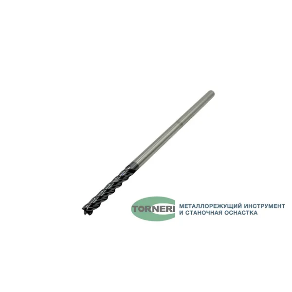 Фреза концевая твердосплавная ц/х ф 6.0х40х150 мм z=4, с покрытием AlTiN, HRC 45 t025977  (Фото 2)