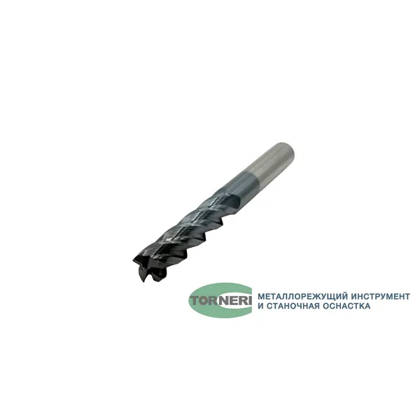 Фрезы твердосплавные t025982 Фреза концевая твердосплавная ц/х ф 16х70х150 мм z=4, с покрытием AlTiN, HRC 45