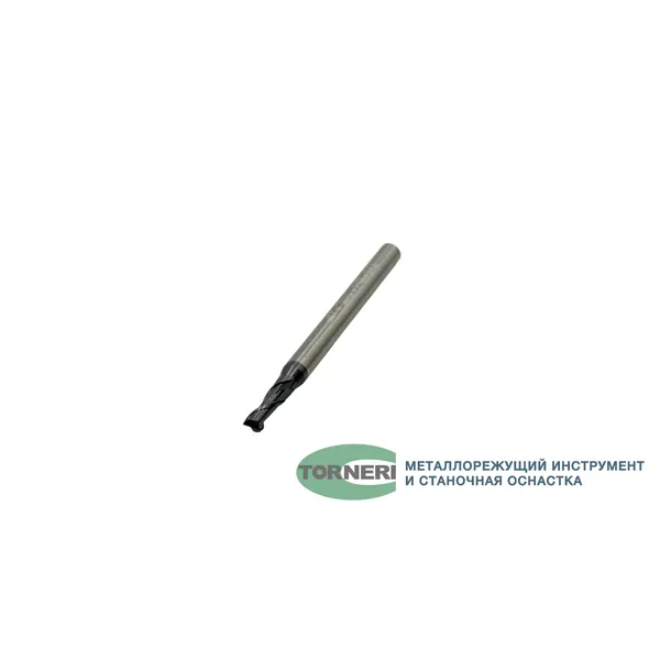Фрезы твердосплавные t025986 Фреза концевая твердосплавная ц/х ф 3.0х8х50 мм z=2, хвостовик 4 мм, с покрытием AlTiN, HRC 45