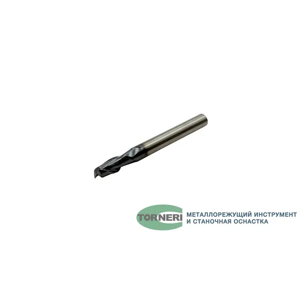 Фрезы твердосплавные t025988 Фреза концевая твердосплавная ц/х ф 5.0х13х50 мм z=2, с покрытием AlTiN, HRC 45