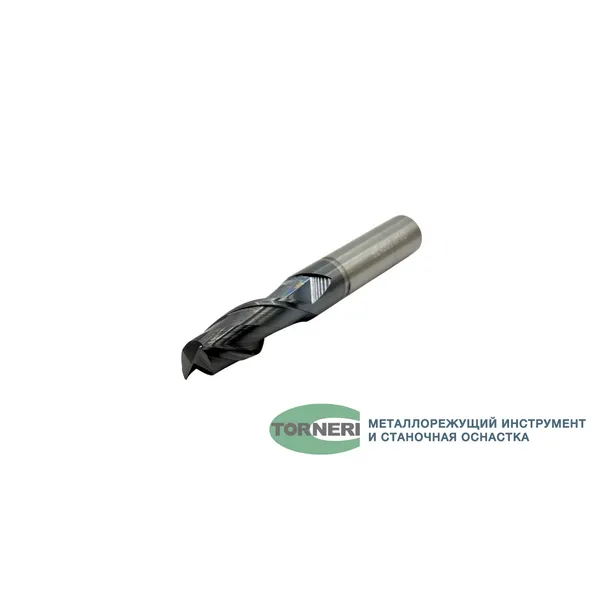 Фреза концевая твердосплавная ц/х ф 14х40х100 мм z=2, с покрытием AlTiN, HRC 45 t025992  (Фото 3)