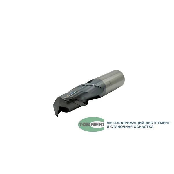 Фрезы твердосплавные t025995 Фреза концевая твердосплавная ц/х ф 20х45х100 мм z=2, с покрытием AlTiN, HRC 45