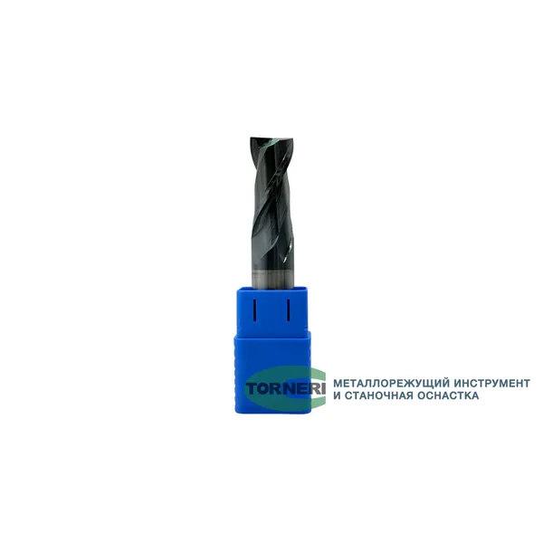 Фреза концевая твердосплавная ц/х ф 20х45х100 мм z=2, с покрытием AlTiN, HRC 45 t025995  (Фото 2)