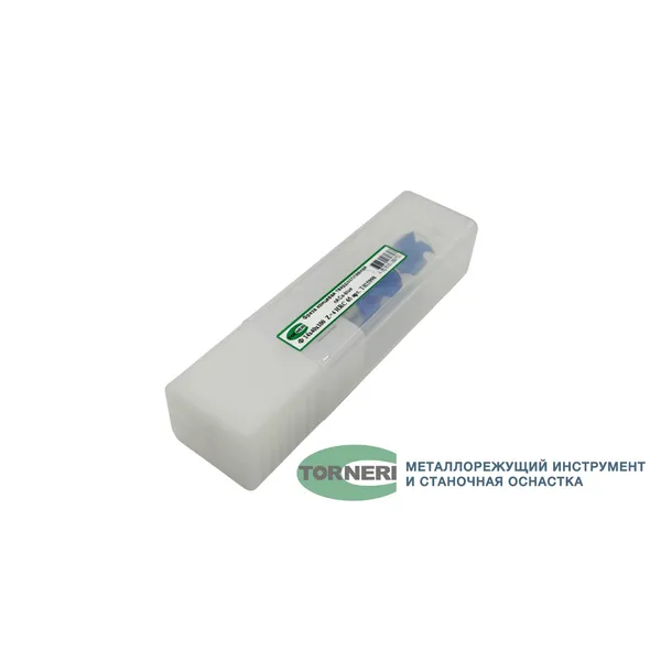 Фреза концевая твердосплавная ц/х ф 14х40х100 мм z=4, с покрытием nACo-blue, HRC 65 t025998  (Фото 3)