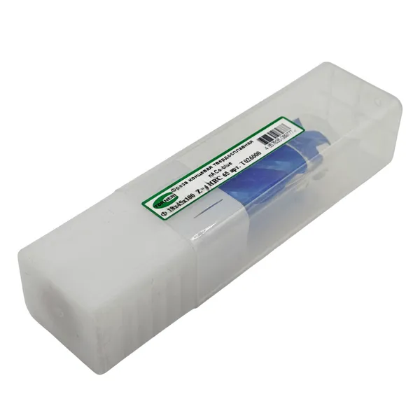 Фреза концевая твердосплавная ц/х ф 18х45х100 мм z=4, с покрытием nACo-blue, HRC 65 t026000  (Фото 3)