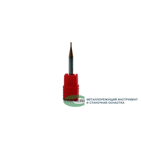 Фреза концевая твердосплавная ц/х ф 1.0х3х50 мм z=4, хвостовик 4 мм, с покрытием TiXCo, HRC 55 t026010  (Фото 2)