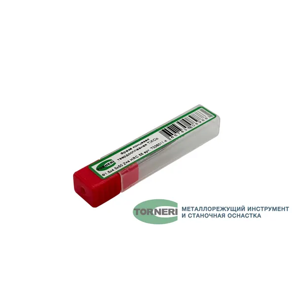 Фрезы твердосплавные t026011 Фреза концевая твердосплавная ц/х ф 1.5х4.5х50 мм z=4, хвостовик 4 мм, с покрытием TiXCo, HRC 55