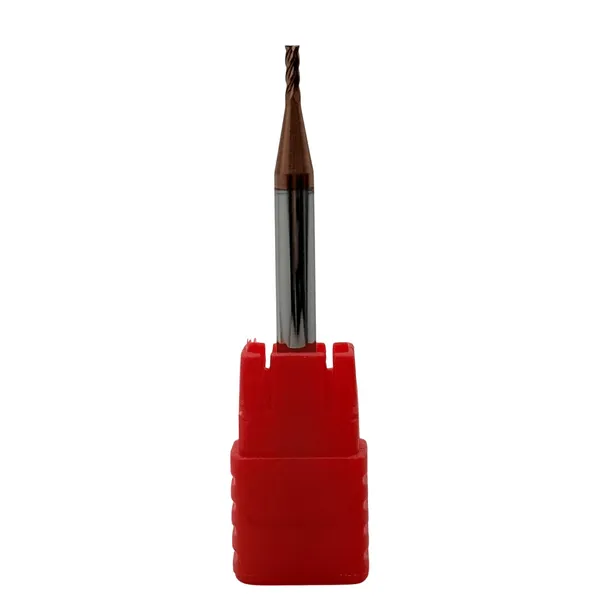 Фрезы твердосплавные t026011 Фреза концевая твердосплавная ц/х ф 1.5х4.5х50 мм z=4, хвостовик 4 мм, с покрытием TiXCo, HRC 55