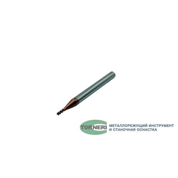 Фреза концевая твердосплавная ц/х ф 1.5х4.5х50 мм z=4, хвостовик 4 мм, с покрытием TiXCo, HRC 55 t026011  (Фото 3)