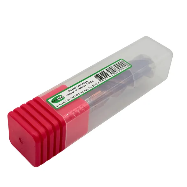 Фреза концевая твердосплавная ц/х ф 14х45х100 мм z=4, с покрытием TiXCo, HRC 55 t026015  (Фото 3)