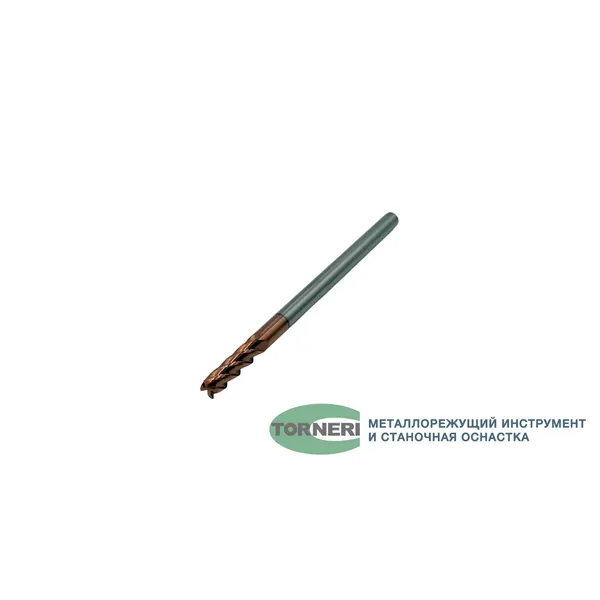 Фреза концевая твердосплавная ц/х ф 4.0х16х75 мм z=4, с покрытием TiXCo, HRC 55 t026019  (Фото 2)