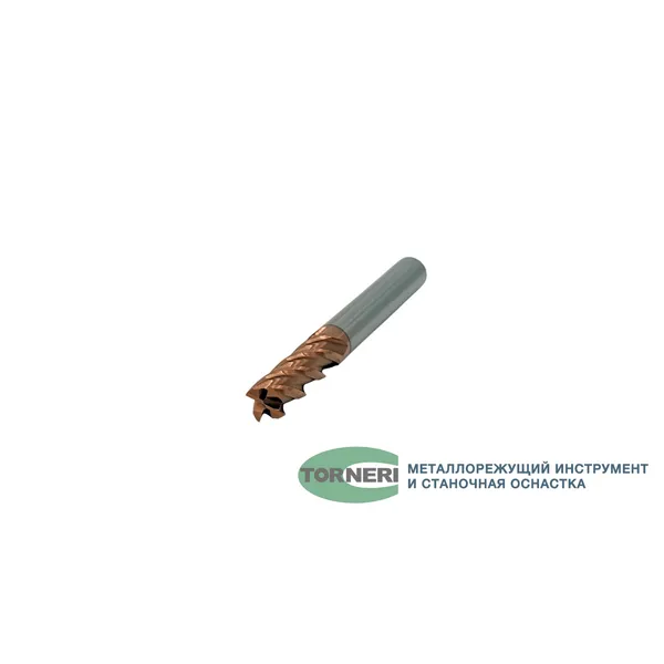 Фреза концевая твердосплавная ц/х ф 8.0х25х75 мм z=4, с покрытием TiXCo, HRC 55 t026021  (Фото 2)