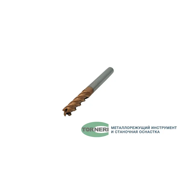 Фреза концевая твердосплавная ц/х ф 8.0х35х100 мм z=4, с покрытием TiXCo, HRC 55 t026024  (Фото 3)