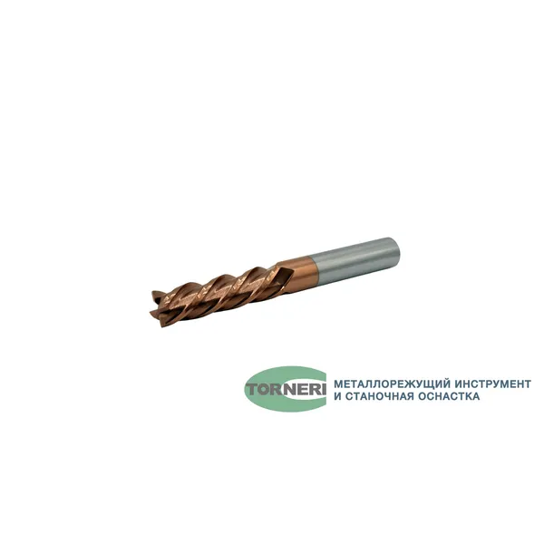 Фреза концевая твердосплавная ц/х ф 12х45х100 мм z=4, с покрытием TiXCo, HRC 55 t026026  (Фото 2)