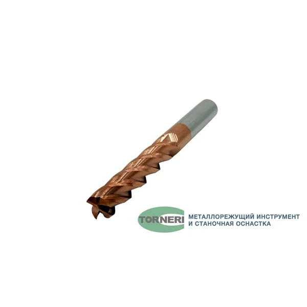 Фреза концевая твердосплавная ц/х ф 16х80х150 мм z=4, с покрытием TiXCo, HRC 55 t026032  (Фото 2)