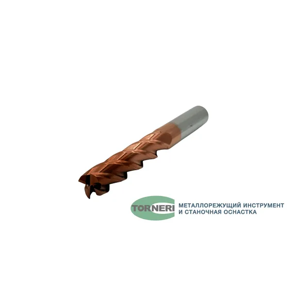Фреза концевая твердосплавная ц/х ф 18х80х150 мм z=4, с покрытием TiXCo, HRC 55 t026033  (Фото 2)