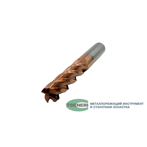 Фреза концевая твердосплавная ц/х ф 20х80х150 мм z=4, с покрытием TiXCo, HRC 55 t026034  (Фото 2)