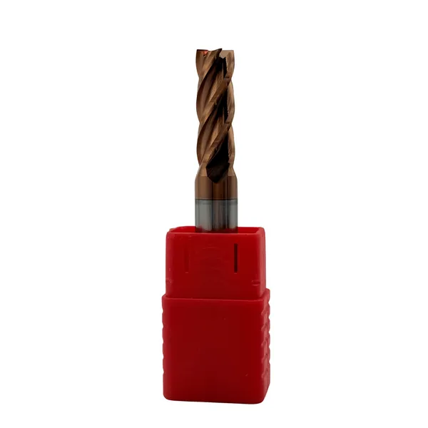 Фрезы твердосплавные t026043 Фреза концевая твердосплавная ц/х ф 9.0х25х75 мм z=4, хвостовик 10 мм, с покрытием TiXCo, HRC 55