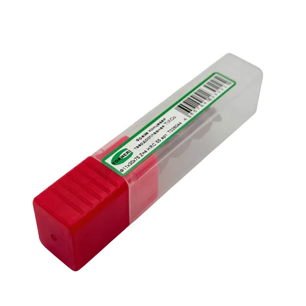 Фреза концевая твердосплавная ц/х ф 11х30х75 мм z=4, хвостовик 12 мм, с покрытием TiXCo, HRC 55 t026044  (Фото 2)