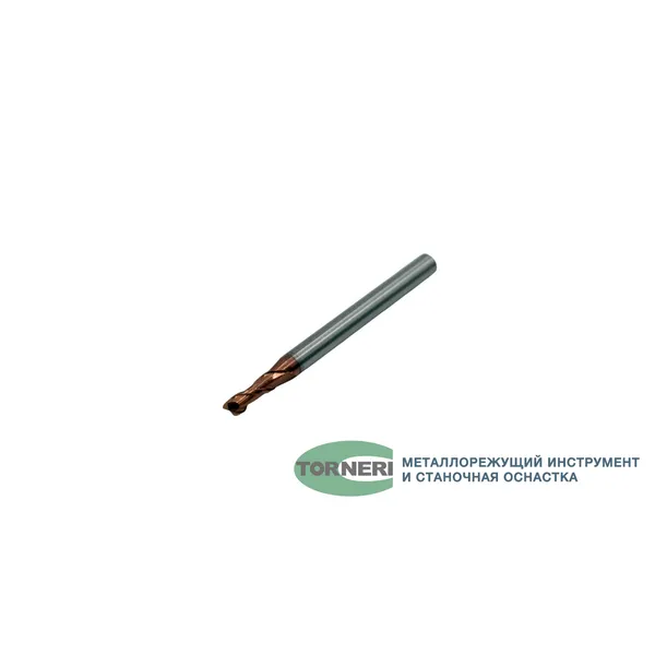 Фрезы твердосплавные t026049 Фреза концевая твердосплавная ц/х ф 3.0х9х50 мм z=2, хвостовик 4 мм, с покрытием TiXCo, HRC 55