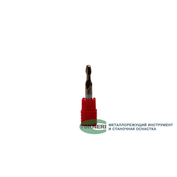 Фрезы твердосплавные t026052 Фреза концевая твердосплавная ц/х ф 5.0х13х50 мм z=2, с покрытием TiXCo, HRC 55