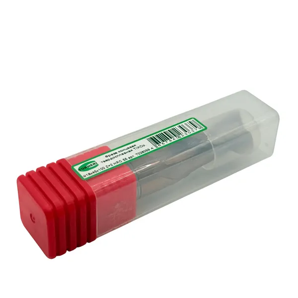 Фреза концевая твердосплавная ц/х ф 18х45х100 мм z=2, с покрытием TiXCo, HRC 55 t026059  (Фото 2)