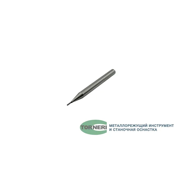 Фреза концевая твердосплавная ц/х ф 1.0х3х50 мм z=3, хвостовик 4 мм, по алюминию t026062  (Фото 2)