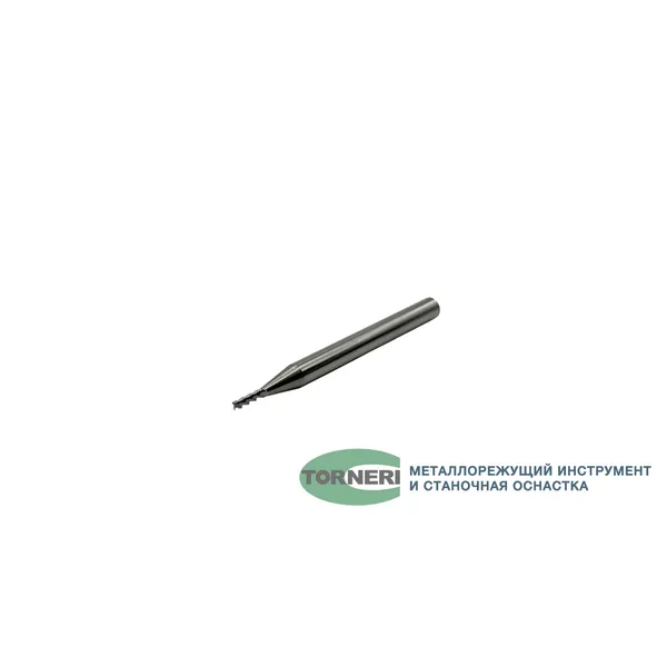 Фреза концевая твердосплавная ц/х ф 1.5х4.5х50 мм z=3, хвостовик 4 мм, по алюминию t026063  (Фото 3)