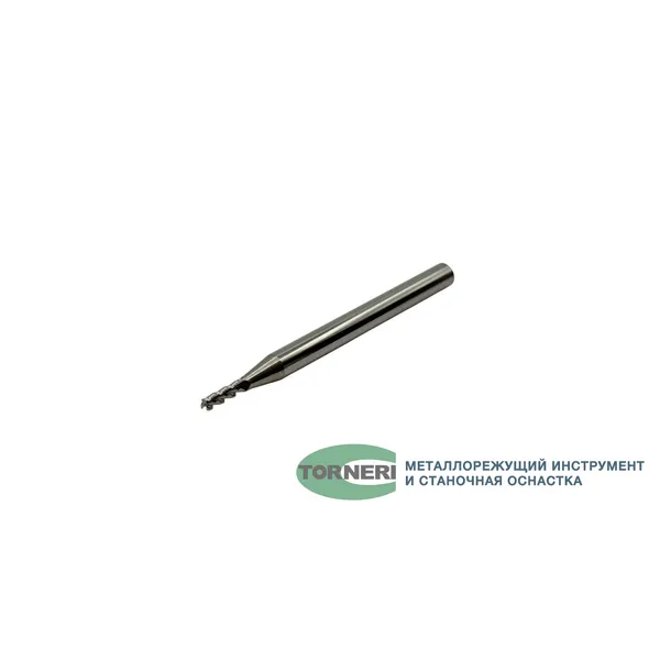 Фрезы твердосплавные t026064 Фреза концевая твердосплавная ц/х ф 2.0х6х50 мм z=3, хвостовик 4 мм, по алюминию