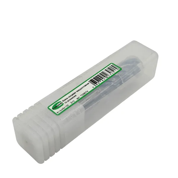 Фреза концевая твердосплавная ц/х ф 14х45х100 мм z=3, по алюминию t026074  (Фото 3)