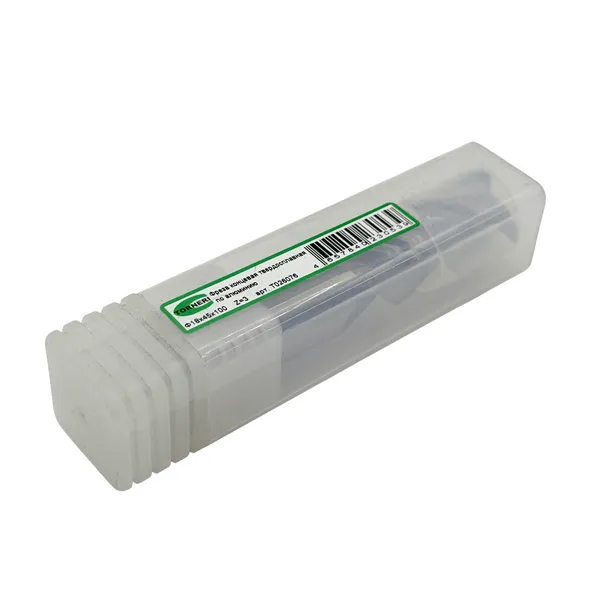 Фреза концевая твердосплавная ц/х ф 18х45х100 мм z=3, по алюминию t026076  (Фото 3)