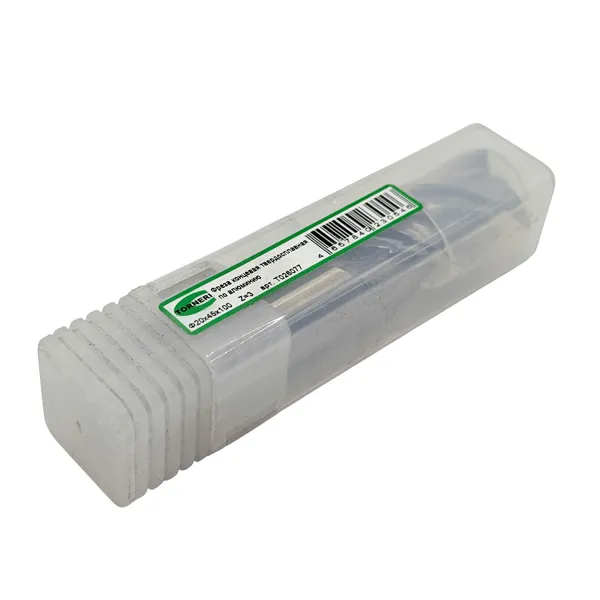 Фреза концевая твердосплавная ц/х ф 20х45х100 мм z=3, по алюминию t026077  (Фото 2)