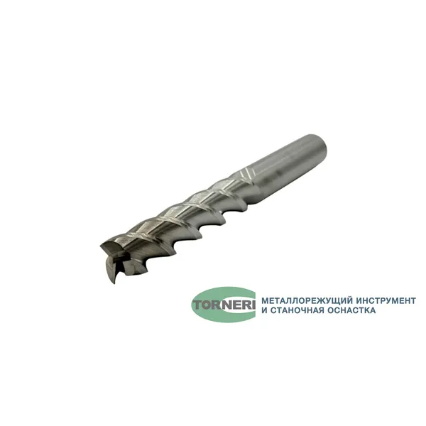 Фрезы твердосплавные t026078 Фреза концевая твердосплавная ц/х ф 4.0х16х75 мм z=3, по алюминию