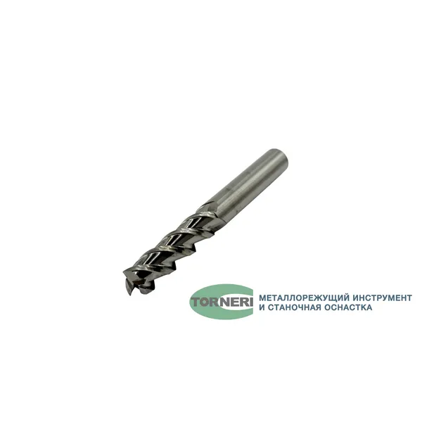 Фреза концевая твердосплавная ц/х ф 12х45х100 мм z=3, по алюминию t026085  (Фото 2)