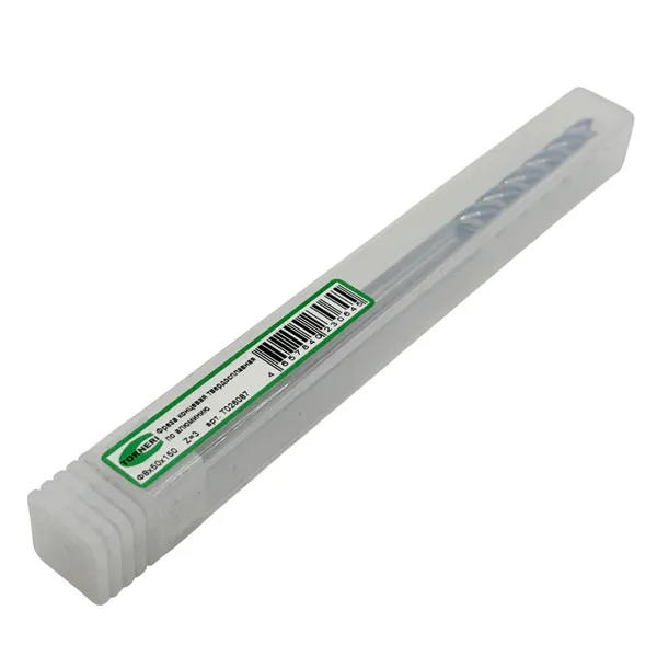 Фреза концевая твердосплавная ц/х ф 8.0х50х150 мм z=3, по алюминию t026087  (Фото 2)