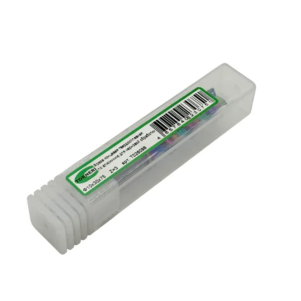 Фреза концевая твердосплавная ц/х ф 10х30х75 мм z=3 по алюминию для черновой обработки t026098  (Фото 3)