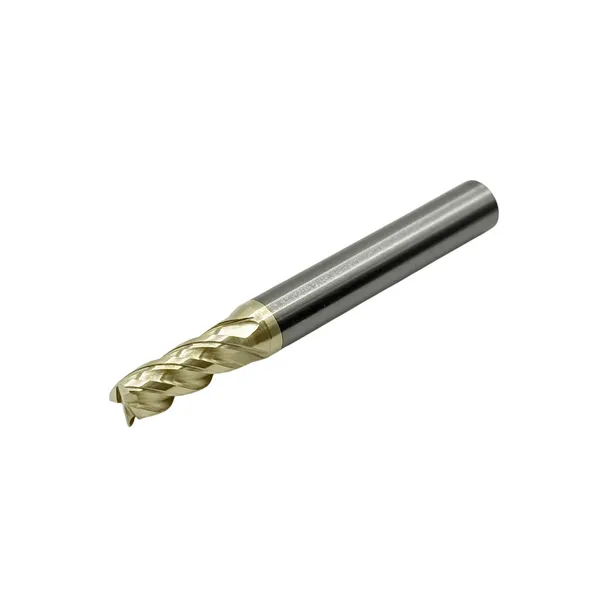 Фреза концевая твердосплавная ц/х ф 5.0х13х50 мм z=4 по нержавеющей стали и титану, с покрытием ZrN, HRC 68 t026106  (Фото 3)