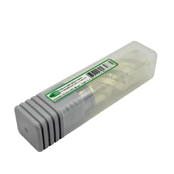 Фреза концевая твердосплавная ц/х ф 20х45х100 мм z=4 по нержавеющей стали и титану, с покрытием ZrN, HRC 68 t026114  (Фото 3)