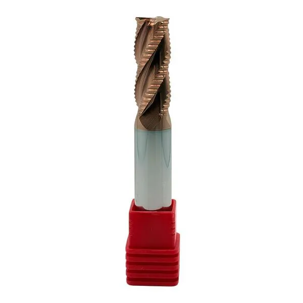 Фрезы твердосплавные t026127 Фреза концевая твердосплавная обдирочная ц/х ф 12х30х75 мм z=4, с покрытием TiXCo, HRC 55