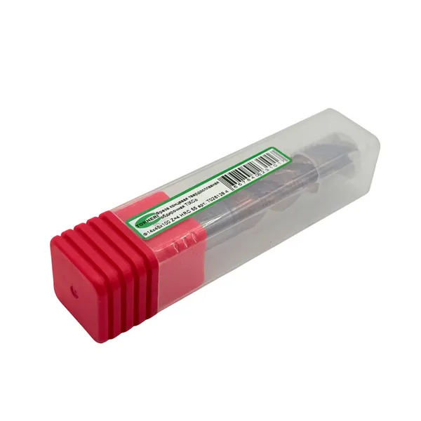 Фреза концевая твердосплавная обдирочная ц/х ф 14х45х100 мм z=4, с покрытием TiXCo, HRC 55 t026128  (Фото 3)