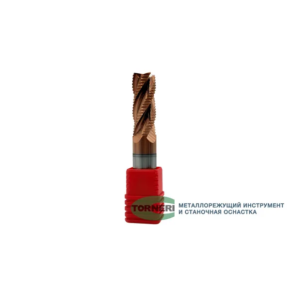 Фреза концевая твердосплавная обдирочная ц/х ф 18х45х100 мм z=4, с покрытием TiXCo, HRC 55 t026130  (Фото 3)