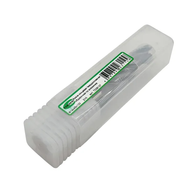 Фреза концевая твердосплавная ц/х ф 14х45х100 мм z=3, по алюминию обдирочная t026137  (Фото 2)