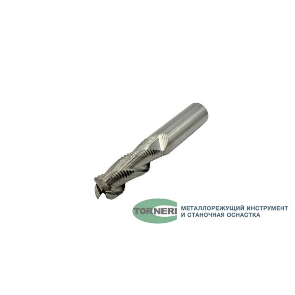 Фреза концевая твердосплавная ц/х ф 16х45х100 мм z=3, по алюминию обдирочная t026138  (Фото 2)